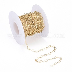 Brass Heart Link Chains&nbsp;CHC-G005-27G