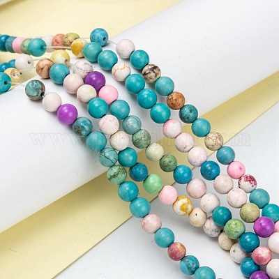 Natural Howlite Beads Strands&nbsp;G-C180-20-1
