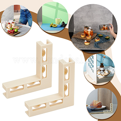 Plastic Corner Vertical Buckle&nbsp;AJEW-WH0472-38-1