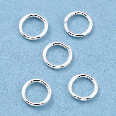 Rack Plating Brass Open Jump Rings&nbsp;KK-O139-18U-S-1