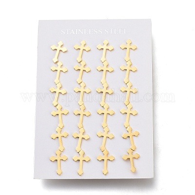 304 Stainless Steel Stud Earrings&nbsp;EJEW-H100-05G-1