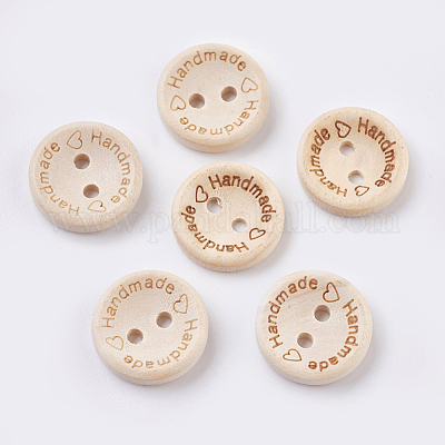 Wooden Buttons&nbsp;BUTT-K007-11B-1