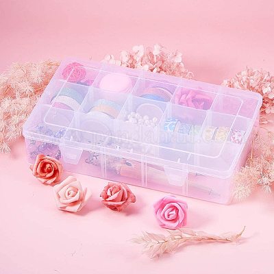 Rectangle Plastic Bead Storage Containers&nbsp;CON-PH0002-05-1