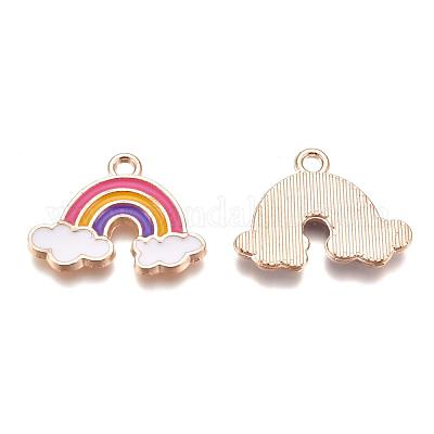 Alloy Enamel Pendants&nbsp;ENAM-O035-14G-B-1