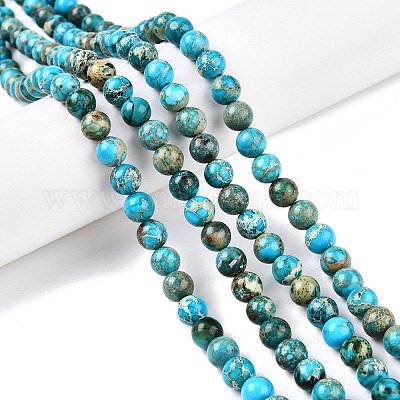 Natural Imperial Jasper Beads Strands&nbsp;G-N342-63C-1