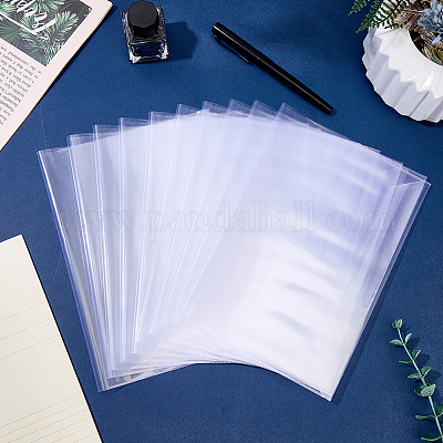 10Pcs Plastic Book Covers&nbsp;OFST-WH20816-004C-1