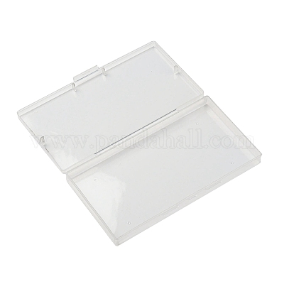 クリアプラスチックビーズ収納ケース  長方形  透明  15x8x1.85cm&nbsp;CON-XCP0002-15-1