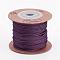 Nylon Braided Cord, Chinese Knotting Cord for Beading Jewelry Making Macrame Craft, Round, Indigo, 1.5mm, about 27.34 yards(25m)/roll