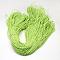 Polyester & Spandex Cord Ropes, 1 Inner Core, with Patterns, for Shoe Lace Cord Making, Lawn Green, 2mm, about 109.36 yards(100m)/bundle