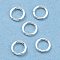 Rack Plating Brass Open Jump Rings, Cadmium Free & Lead Free, Round, Long-Lasting Plated, 925 Sterling Silver Plated, 6x0.8mm, 18 Gauge, Inner Diameter: 4mm
