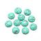 Synthetic Turquoise Cabochons, Dyed, Half Round/Dome, 16x6mm