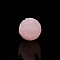 Natural Rose Quartz Display Decorations, Home Office Decoration, Round, 40mm