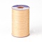 Waxed Polyester Cord, 9-Ply, Bisque, 0.65mm, about 21.87 yards(20m)/roll