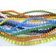 キャッツアイビーズ  ラウンド  ミックスカラー  12mm  穴：1.5mm  約32個/連  14.5インチ&nbsp;CER12mm-M-2