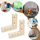 Plastic Corner Vertical Buckle&nbsp;AJEW-WH0472-38-6