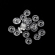 シリコンガスケット  リング  透明  2.5x0.7mm  穴：0.7mm  100個/セット&nbsp;X-KK-K381-05B-2