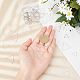 Brass Linking Rings&nbsp;KK-SC0001-79P-3