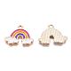 Alloy Enamel Pendants&nbsp;ENAM-O035-14G-B-2