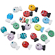 20Pcs 2 Styles Handmade Lampwork Beads&nbsp;LAMP-PA0001-33-1