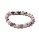 Natural Zebra Jasper Bead Stretch Bracelets&nbsp;BJEW-K212-B-035-4