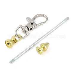 合金ビーズペンダント装飾  ゴールドカラー  12.2cm&nbsp;LS-KEYC-D288-01G