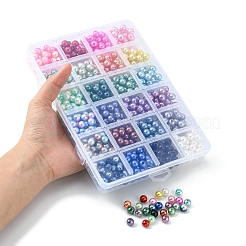 792Pcs 24 Style ABS Plastic & Acrylic Imitation Pearl Beads&nbsp;OACR-YW0001-29