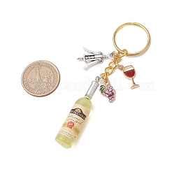 Resin & Glass & Alloy Keychain&nbsp;KEYC-JKC01158