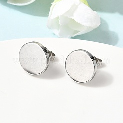 304 Stainless Steel Stud Earrings&nbsp;EJEW-L309-01D-P