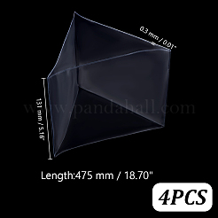 プラスチック製麻雀指導カードカバー  透明  475x131x0.3mm&nbsp;AJEW-WH0596-490