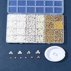 DIY ポリマー粘土 & ABS プラスチック & CCB プラスチック ビーズ ブレスレット作成キット  混合図形  ミックスカラー  6x1mm  穴：2mm  56グラム&nbsp;DIY-FS0007-72
