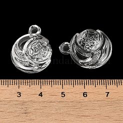 Transparent Acrylic Pendants&nbsp;TACR-G048-20