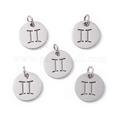 Non-Tarnish 304 Stainless Steel Charms&nbsp;STAS-Q201-T445-3S