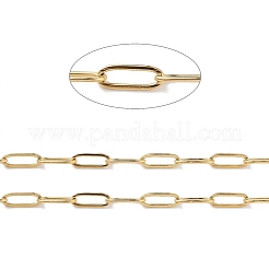 316L Surgical Stainless Steel Flat Paperclip Chains&nbsp;CHS-G024-01G
