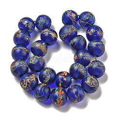 Handmade Lampwork Beads Strands&nbsp;BLOW-D006-07D