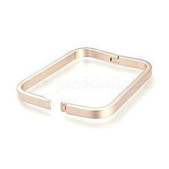 Brass Rhinestone Bangles&nbsp;BJEW-R300-22RG