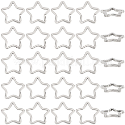 30Pcs Zinc Alloy Split Rings&nbsp;FIND-SP0004-17