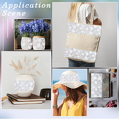 1 Roll Polyester Lace Trim&nbsp;HUDU-GF0001-01B
