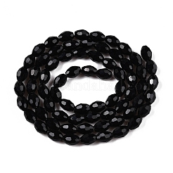 Opaque Solid Color Imitation Jade Glass Beads Strands&nbsp;EGLA-A037-P6x8mm-D04