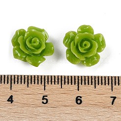 合成サンゴ刻まれたビーズ  染め  花  ミックスカラー  12x7mm  穴：1.3mm&nbsp;CORA-M001-06A