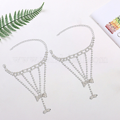 2Pcs Crystal Rhinestone Tennis Ring Bracelet&nbsp;BJEW-CN0001-17B