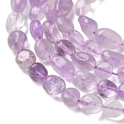 Natural Lavender Amethyst Beads Strands&nbsp;G-C268-A03-8x10mm