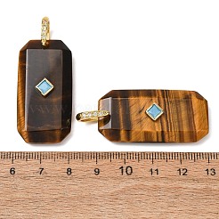 Natural Tiger Eye Pendants&nbsp;GG-CBA51ED-05G-05