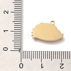 Ion Plating(IP) 304 Stainless Steel Enamel Pendants&nbsp;STAS-P371-077G