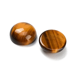 天然石タイガーアイカボション  フラットバック  半円  14x4.5~6mm&nbsp;G-B178-A04-14mm