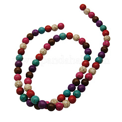 Synthetic Turquoise Beads Strands&nbsp;G-H1009-M