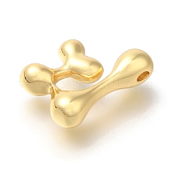 Rack Plating Brass Beads&nbsp;KK-S051-01G-J
