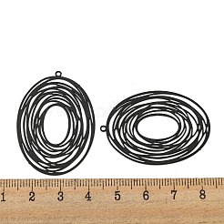 Spray Printed 430 Stainless Steel Pendants&nbsp;STAS-P359-01D
