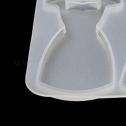 ドレスペンダント DIY シリコーン金型  レジン型  UVレジン用  エポキシ樹脂工芸品作り  128x120x5mm  穴：2mm  内径：48~61x18~37mm&nbsp;SIMO-C012-01A