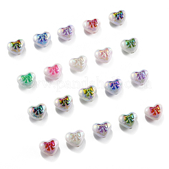 35Pcs UV Plated Acrylic Beads&nbsp;PACR-YW0001-25