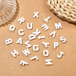 26Pcs 26 Styles Natural Freshwater Shell Letter Charms&nbsp;BSHE-YW0001-15